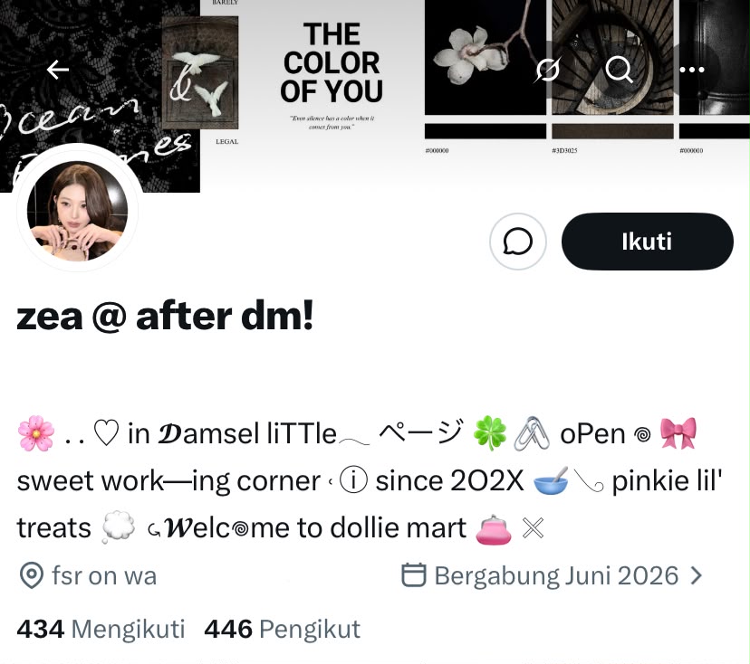 vcacation's tweet photo. 𓈒 ꕤ   ready acc ba f440+ y26 masuk mt only

             ᯓ 54.000 

♡  verif email (dom gmail)
☆  masuk mt, ht dimainkan
♡  belum pernah🔒/ 🚩
☆  get all data

#bealanjaㅤ https://t.co/7zJUu08nXx