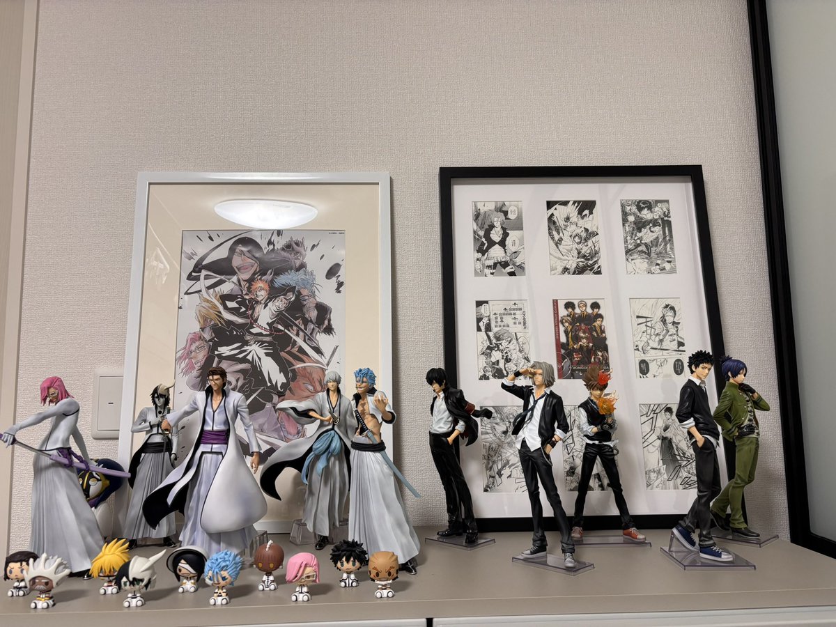 eicyan931's tweet photo. 原稿ポストカード届いて一旦完成した🤩
あとは十刃の複製原稿用の額縁買って
天野明展の複製原稿さえ届けば…

#BLEACH
#REBORN https://t.co/M9OoItOOMN