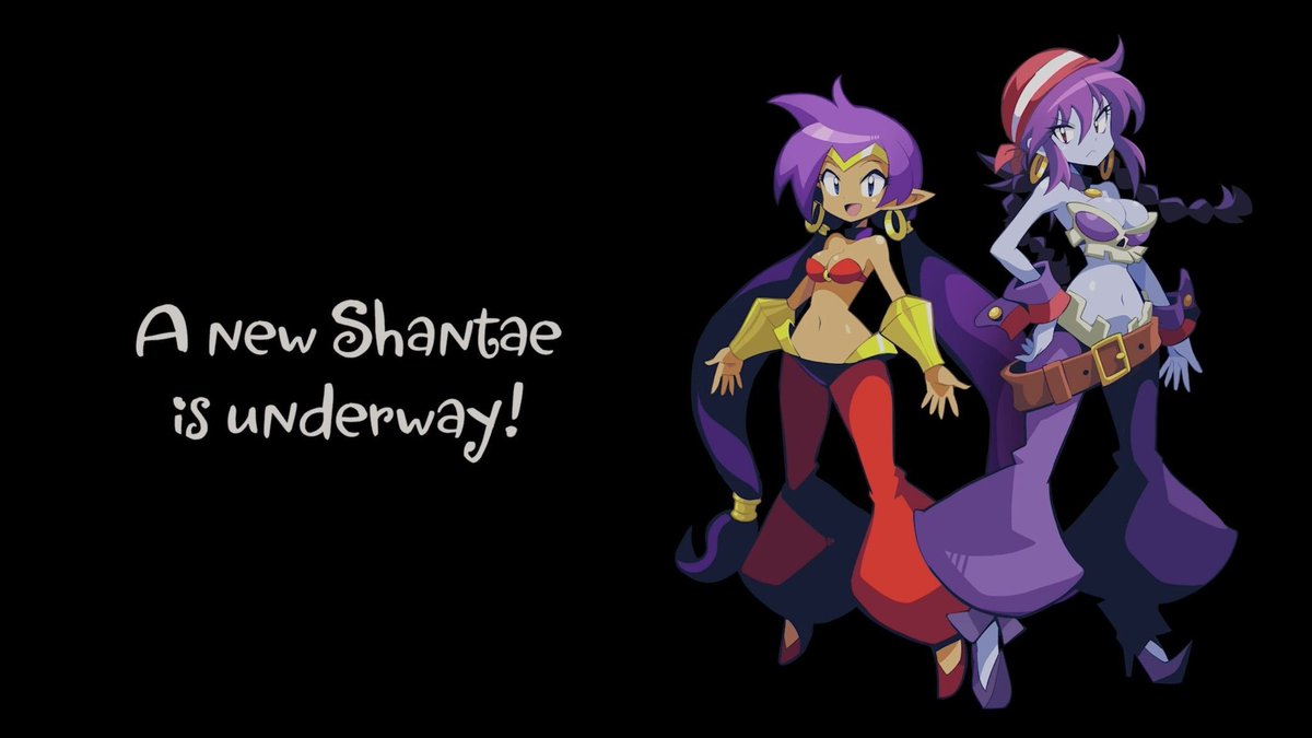 ZzVinniez's tweet photo. ngl, can't wait for shantae new game, wasn't a fan of her twin tail at first but it kinda grow on me https://t.co/aGoBxDdsCO