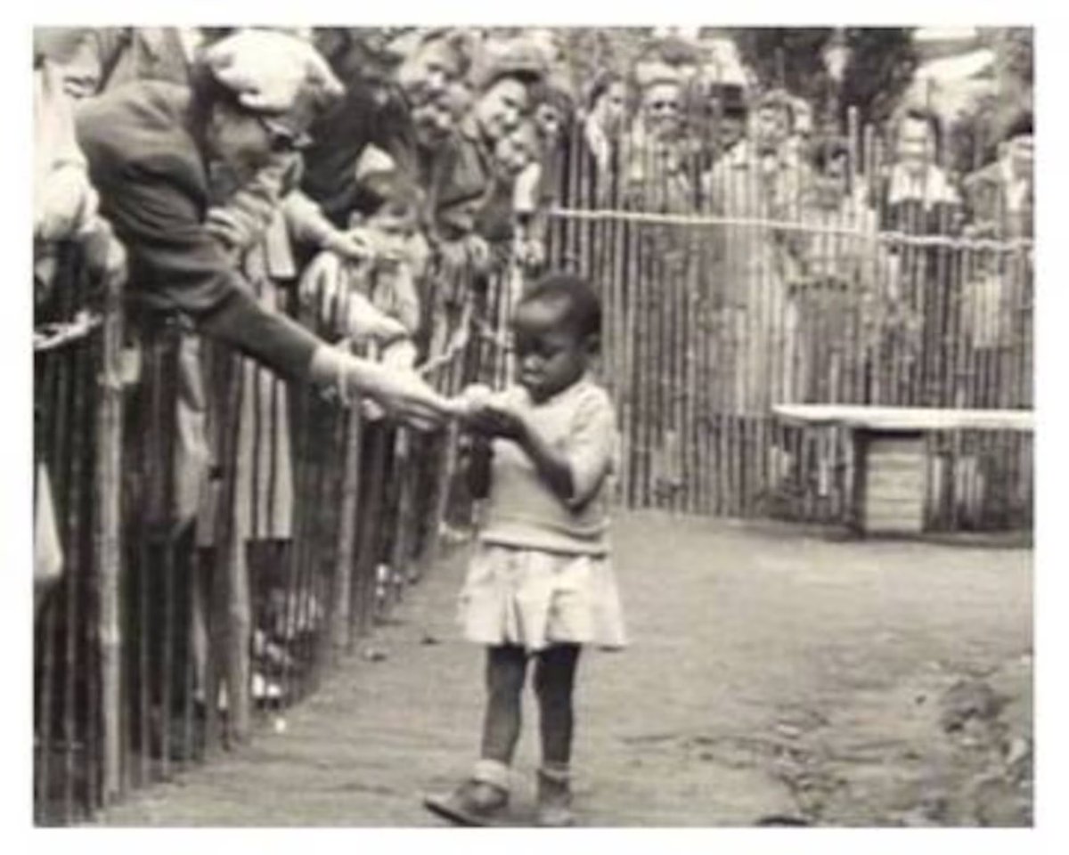 gastontv's tweet photo. @ervineboss Human zoo in France... yea whe are Racist ..  fucking ignorant https://t.co/QeNaGbLuVo