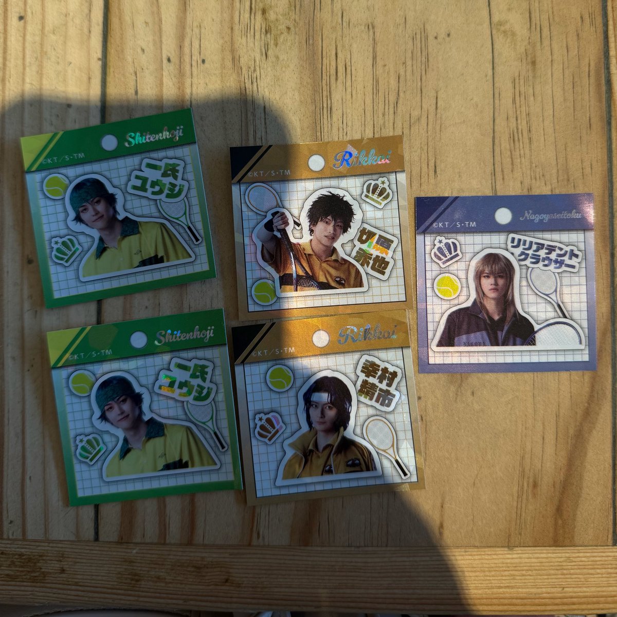 nptgd's tweet photo. 【交換 譲渡】テニミュ 全国立海 4th 全立　

譲）ツリビレ
ステッカー：一氏② 切原 クラウザー 幸村
缶バッチ：幸村 ジャッカル② 金色
ポラショ：忍足 ジャッカル 仁王

求）各種柳生or定価

本日マチネ前後、大阪、愛知取引可能
検索からでもお気軽にお声掛けください。 https://t.co/kS0NZukgrw