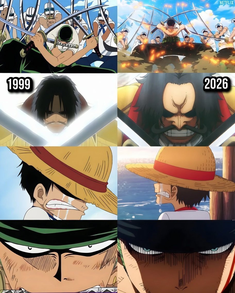 AnimexTwts's tweet photo. Can't wait for the One Piece Remake https://t.co/EkkfAgrZY6