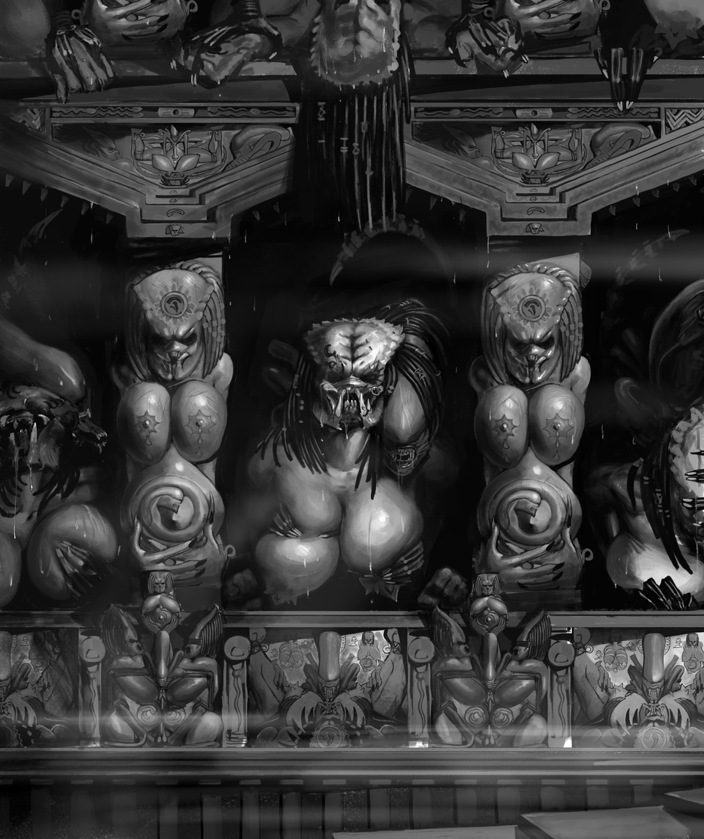 lewd_pencils's tweet photo. This one is finally done too! Another AvP piece. https://t.co/f2ybzoHYhf
