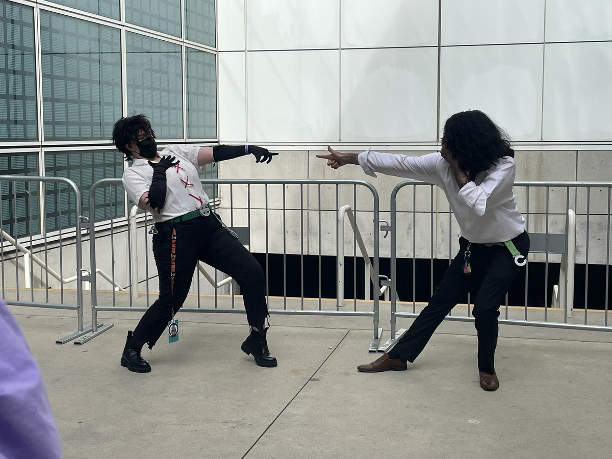 horusyou's tweet photo. photos taken at anime expo 2026 during the dr stone cosplay meetup!!! https://t.co/d1qpIANxm5