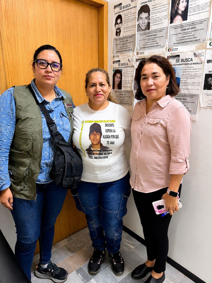 CeciPatriciaF's tweet photo. Ayer sostuve una reunión con la titular de la Comisión de Búsqueda de Personas del Estado de Sinaloa, la Lic. Karina Elizabeth Márquez Calderón, y con la Fiscal Especializada en Desaparición Forzada, Lic. Minerva Alicia Anaya Castro, para abordar la investigación y las acciones de búsqueda de mi hijo, Alejandro Guadalupe Islas Flores, desaparecido el 30 de octubre de 2015 en Los Mochis, Sinaloa.

Agradezco el espacio de diálogo y la disposición para escuchar el dolor y la exigencia de una madre que, desde hace casi once años, no ha dejado de buscar a su hijo. Confío en que esta reunión marque el inicio de acciones concretas que permitan avanzar en la investigación y, sobre todo, encontrar a Alejandro.

Mi hijo no es un número más en una carpeta de investigación. Tiene un nombre, una historia, una familia que lo ama y una madre que jamás se ha rendido. Alejandro es un hombre inocente, trabajador y honesto, a quien le arrebataron la libertad y el derecho de volver a casa.

A las autoridades les reitero que seguiré levantando la voz hasta encontrarlo. No descansaré mientras no se conozca la verdad y no se haga justicia. La desaparición de una persona no puede quedar en el olvido ni en la indiferencia.

Hijo, si en algún lugar puedes escucharme, quiero que sepas que sigo aquí, buscándote con el mismo amor del primer día. Nada ha sido suficiente para hacerme perder la esperanza de abrazarte nuevamente.

Porque el amor de una madre no se cansa, no prescribe y nunca se rinde.

#HastaEncontrarte