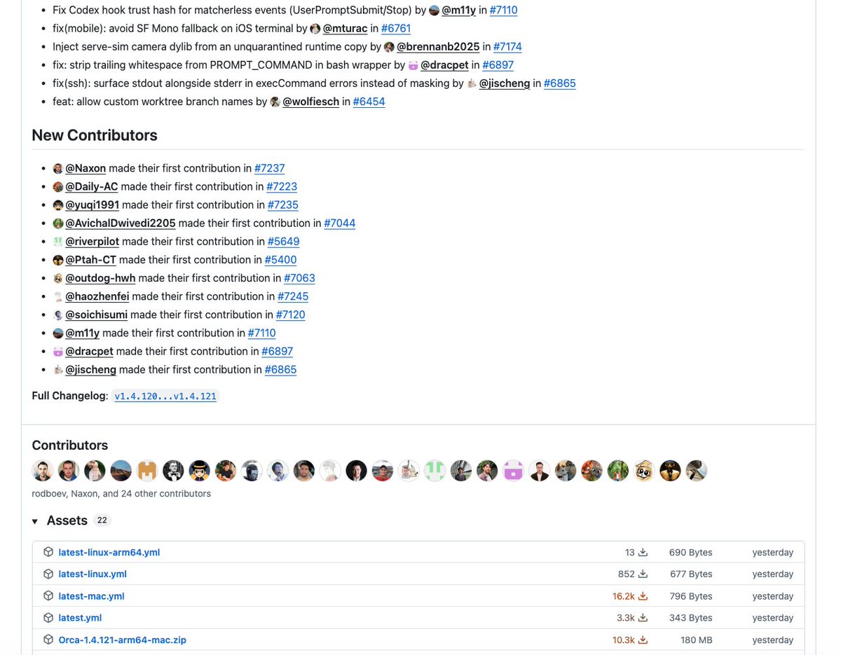 orca_build's tweet photo. Good news: we’ve fixed the terminal rendering issues caused by Claude Code’s recent fullscreen mode change.

If scrolling in Claude Code felt slow or produced garbled texts, update to Orca v1.4.120+. The terminal should feel snappy again ⚡️.

Huge thanks to our community contributors for helping keep Orca fast and compatible across agent harnesses.