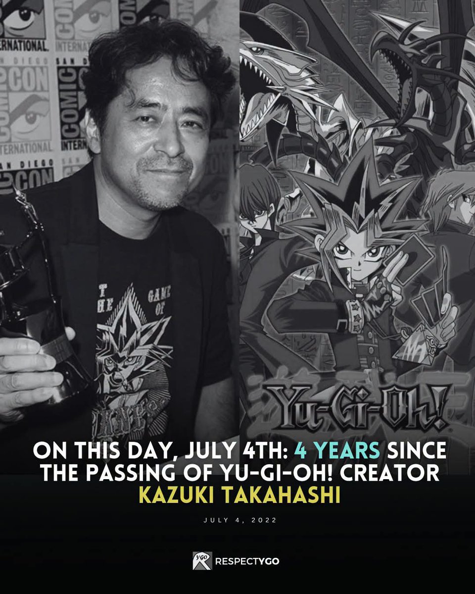 Smokeyp2003's tweet photo. Hard to belive its been 4 years already #rip #yugioh https://t.co/eT5fcrYFpG