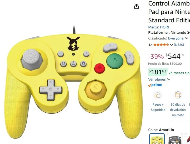 toys_chronicles's tweet photo. PA LA COLECCION !!! CONTROL PA LA SWITCH CON CASI 40% DE DESCUENTO !!!  

Enlace: https://t.co/KUFGeHni7b https://t.co/zOcFjO33Gy