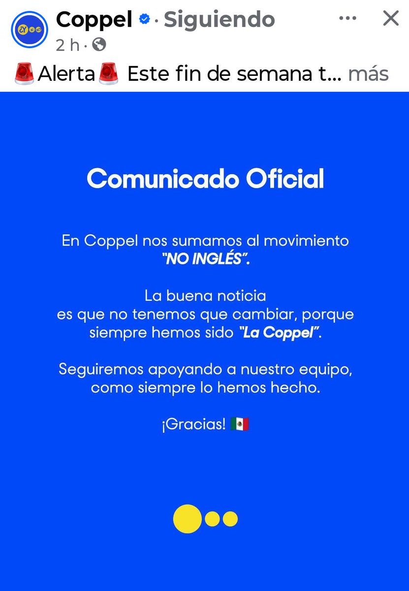 laredcincoradio's tweet photo. 🇲🇽⚽️ || Marcas en México se suman a un trend previo al duelo ante Inglaterra: cambian sus nombres al “mexicano” y dejan de usar inglés durante el fin de semana como muestra de apoyo a la Selección. https://t.co/V81sUlK9mU