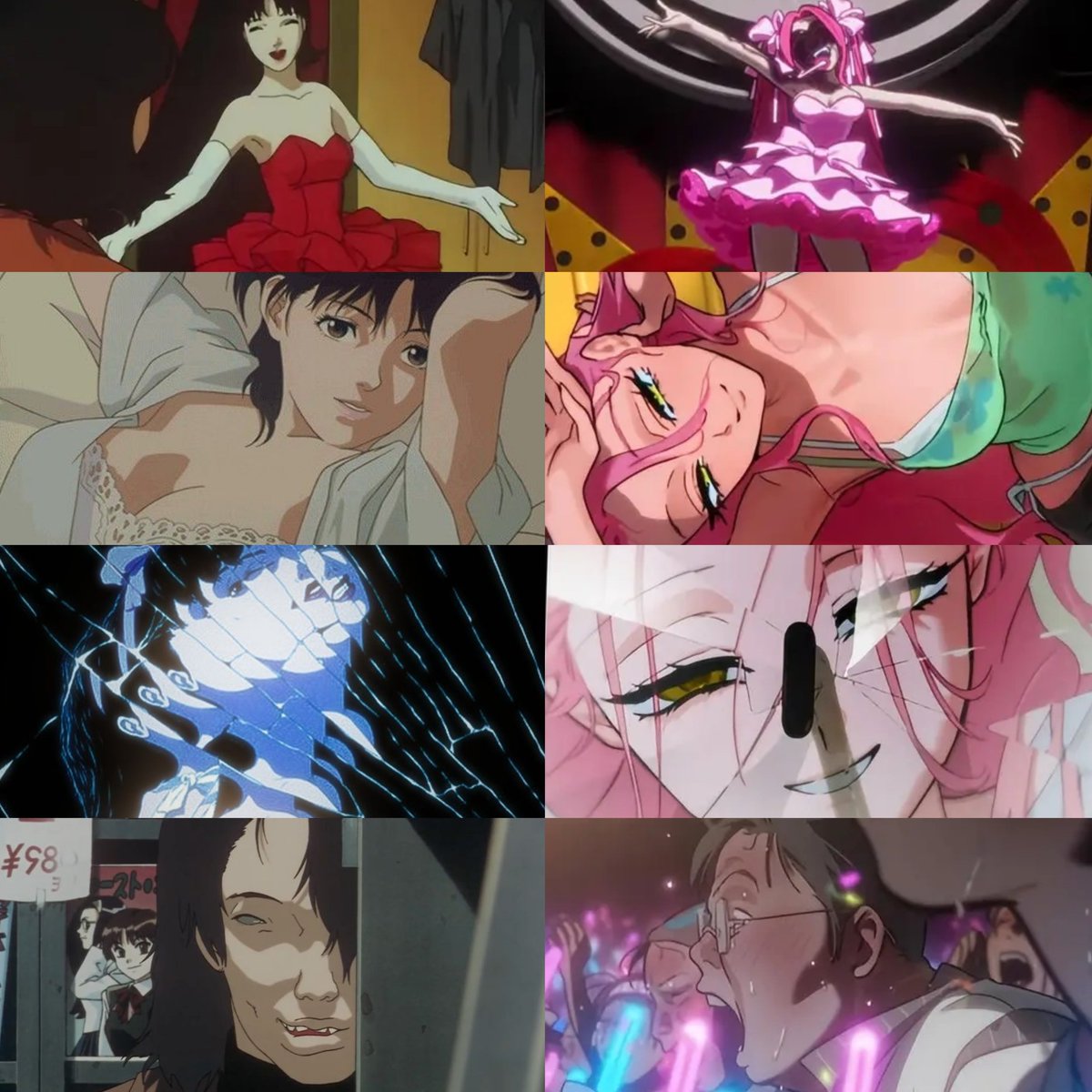 tillgetomywife's tweet photo. Ngl some scenes from round 1 reminded me of perfect blue. I also noticed some similarities between mizi and mima https://t.co/3omVQmsSb0