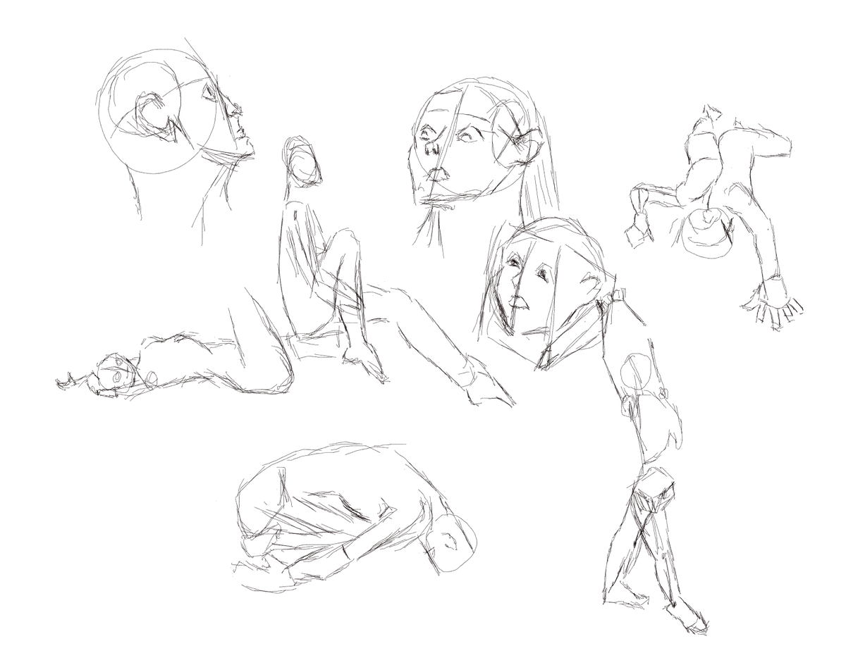 Vile_Artist's tweet photo. Daily art practice 27: line of action https://t.co/iQ1aNP3CSP