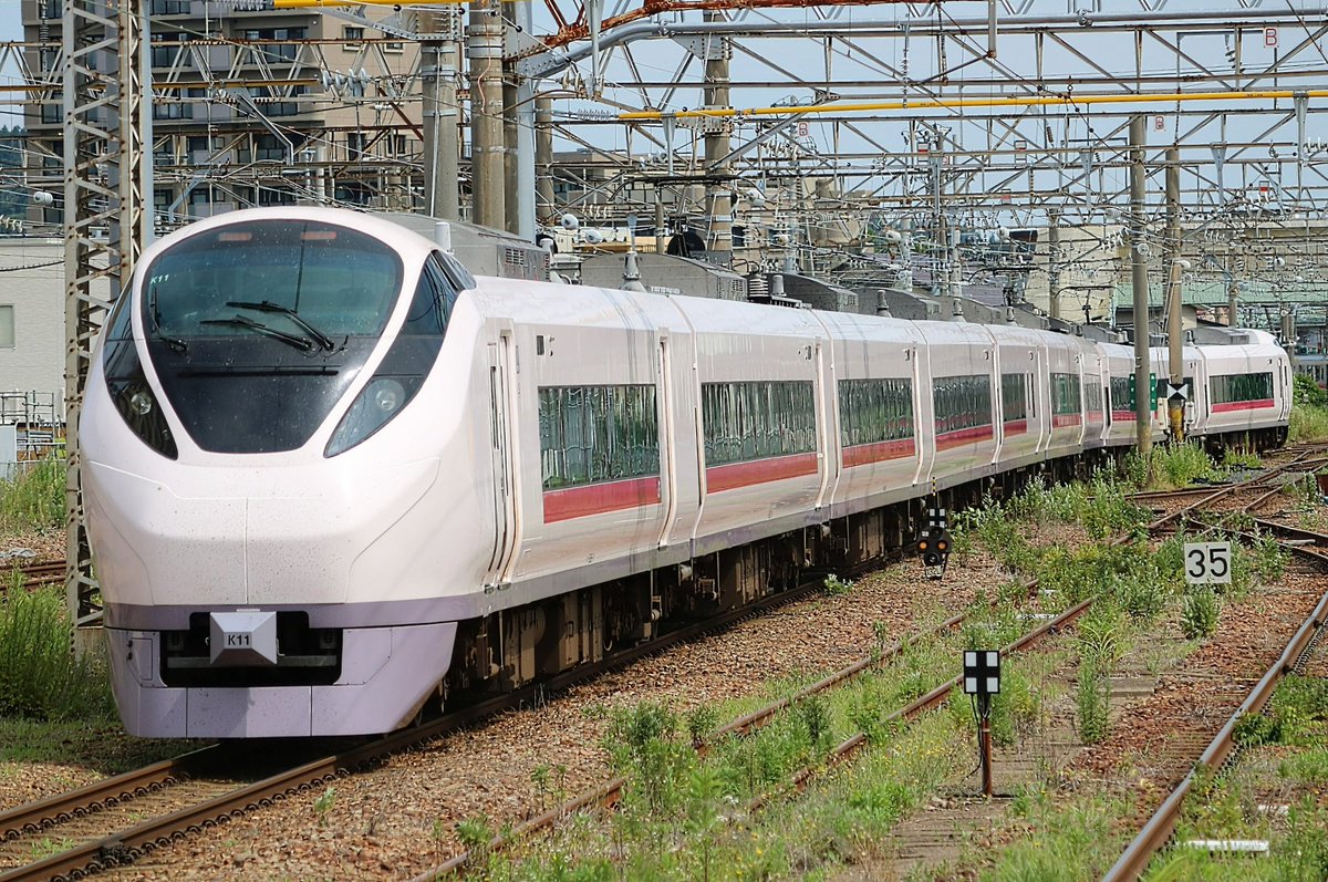 mvUxxb96sFfHQK3's tweet photo. 試9645M E657系K11編成
秋田事業本部及び青森事業本部管内での同編成を使用した乗務員訓練運用がスタート。初乗り入れとなる奥羽北線を下りました。
#E657系 https://t.co/jULSkiowNn