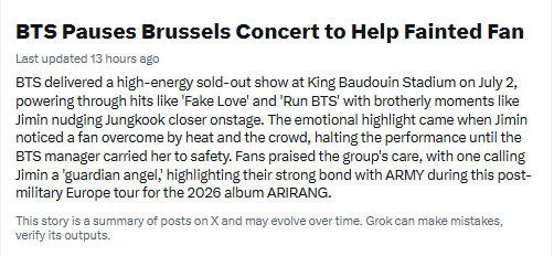 gio_sol21's tweet photo. Love seeing ppl talk about Jimin's talent &amp; noble heart. Usually, staff ensures safety when a fan is in danger, but it took Jimin’s intervention to stop the concert &amp; focus all attention on the fan who needed help.
#BeGoodBeLikeJimin 

https://t.co/PudIP3B7Qf https://t.co/mLWP3y0sIZ