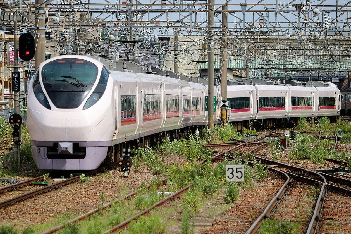 mvUxxb96sFfHQK3's tweet photo. 試9645M E657系K11編成
秋田事業本部及び青森事業本部管内での同編成を使用した乗務員訓練運用がスタート。初乗り入れとなる奥羽北線を下りました。
#E657系 https://t.co/jULSkiowNn