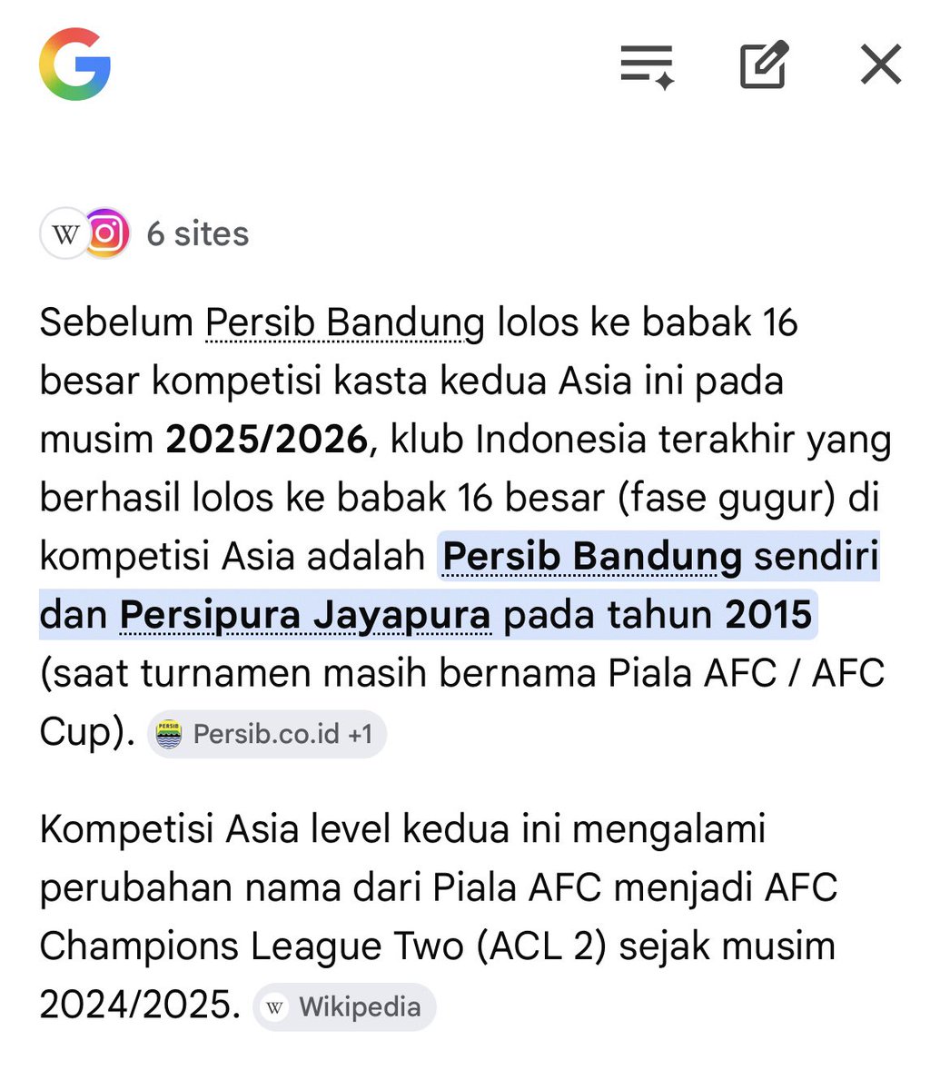 studiinsaudy's tweet photo. Mau Ole kek mau pemain diaspora yang ke Persib, bahwa adanya pemain diaspora yang cukup membantu berkembang di Asia, tuh faktanya kemarin berhasil lolos ke Round 16, coba lihat sebelum Persib yg berhasil lolos 16 besar itu 10 tahun yang lalu, artinya apa 10 tahun itu butut! https://t.co/BmQYafxlRJ