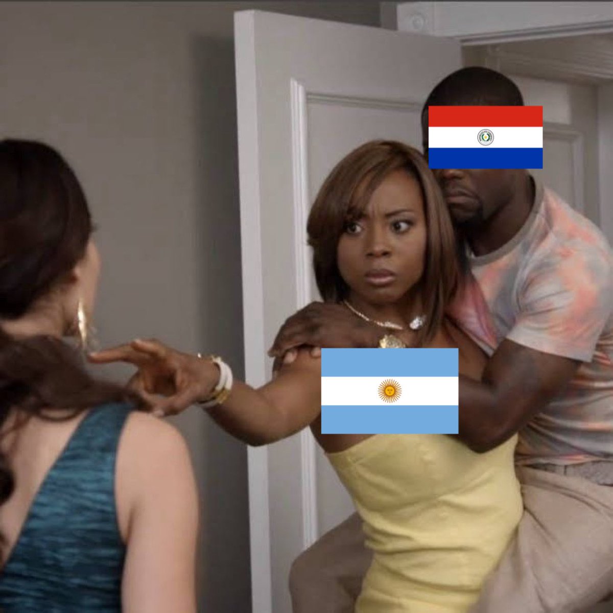 trscabj's tweet photo. Acá NINGÚN europeo bien de mierda eurocentrista xenofobicos va a hablar mal de mis hermanos paraguayos https://t.co/vH48joIV9m