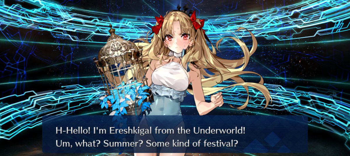 RebelAssassin21's tweet photo. Held 428 SQ from logging in, spent 180 SQ and 19 summon tickets.
 I claimed Summer Ereshkigal :D!
@EolyneLeFay @Bidii_Palu https://t.co/C31oqz0hhJ