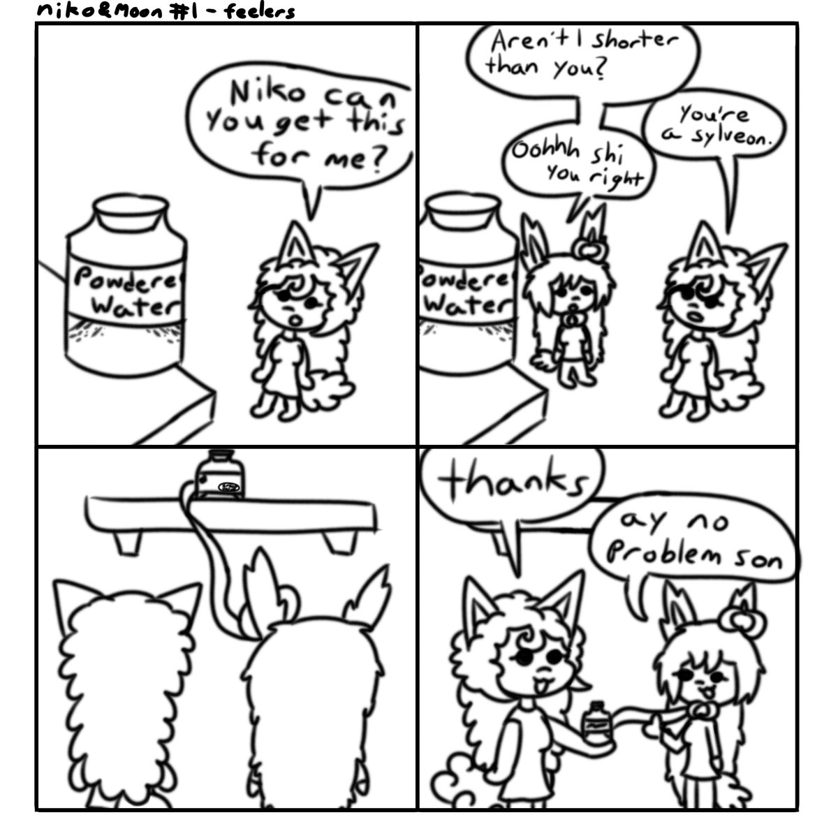 Bupboy57's tweet photo. I made a new character !! (Just for fun lmao) To celebrate, i made a small comic of my two https://t.co/lsUiaqwKVm