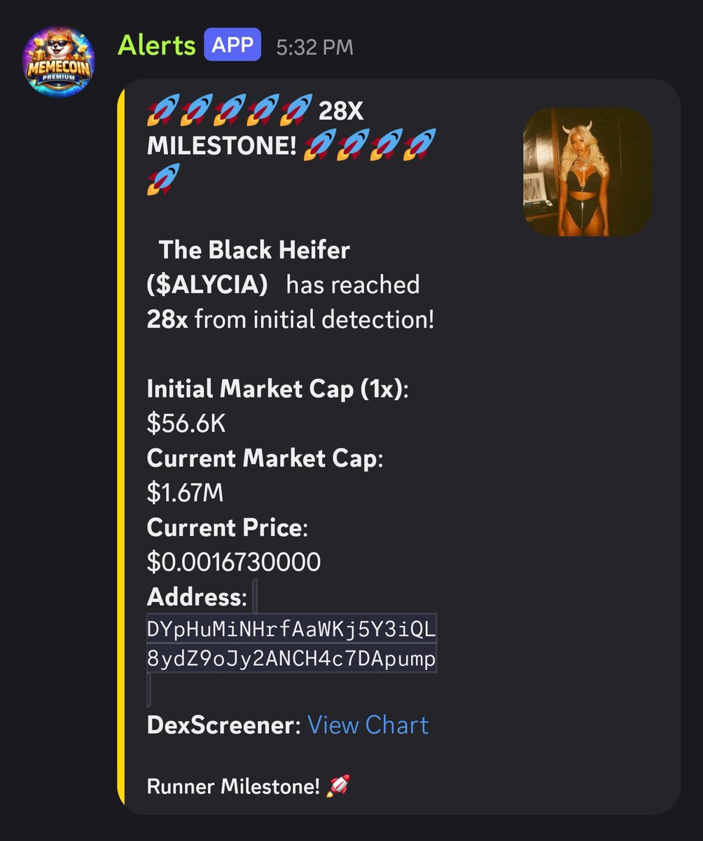 ChickyOnSolana's tweet photo. 🚀 28x Call Today In My Discord Server!

Join To Never Miss Out On Future Runners Like This One!

MemeCoin Bot Has A 70% Win Rate!

#Crypto #Memecoins #Solana #Premium #Trending #Viral

https://t.co/y4uMGJ8xYN https://t.co/gSWumVq9PD