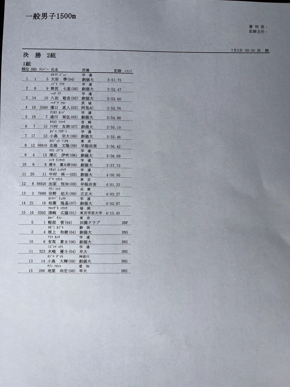 早稲田大学競走部 on X: 