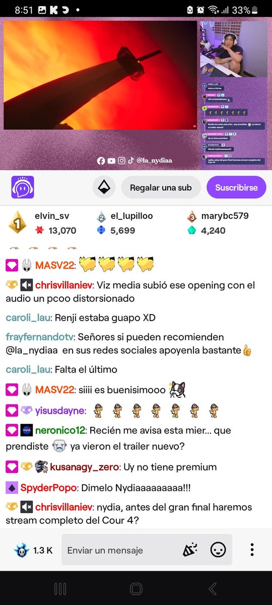 Frayfer1986's tweet photo. Hey gente de X SIGAN @NydiaDiaz271922  EN TWITCH Y MAS AUN SI ERES FAN DE #BLEACH https://t.co/c0XJ8kfGgh