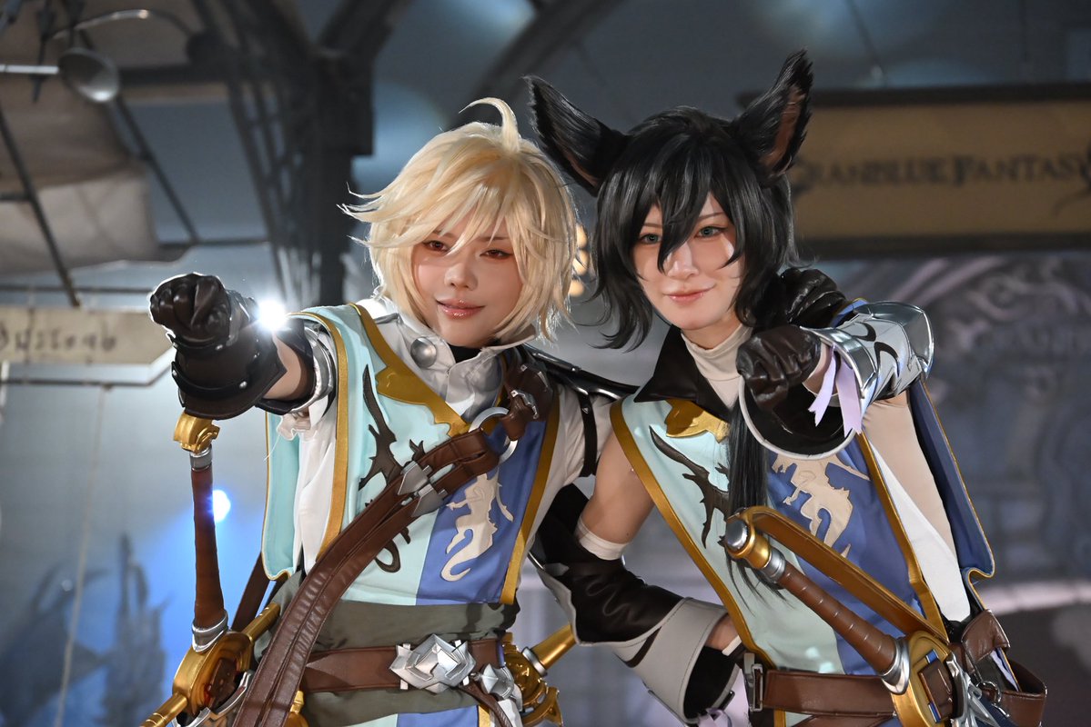 ani_grim's tweet photo. アーサーとモルドレッド
二人ともかわいい！仙台に来てくれてありがとう！
 #グラブルEXフェス2026 https://t.co/VHxGcJEDmg