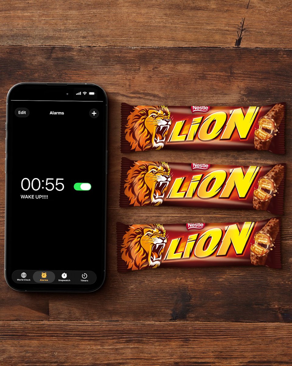 NestleUKI's tweet photo. No lion sleeps tonight 🦁🦁🦁 https://t.co/QkzwhlgWEA