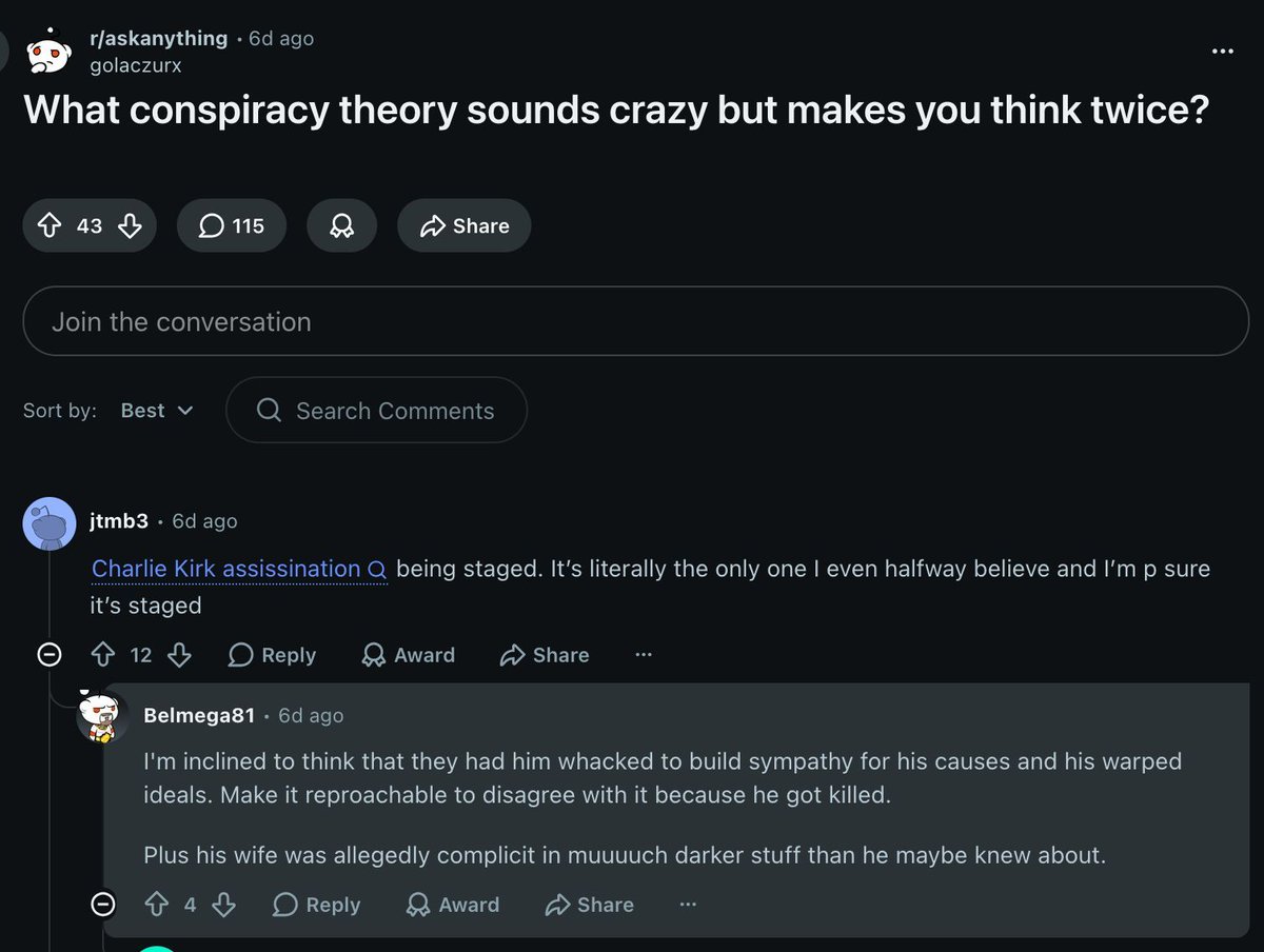 Reddit Lies tweet media