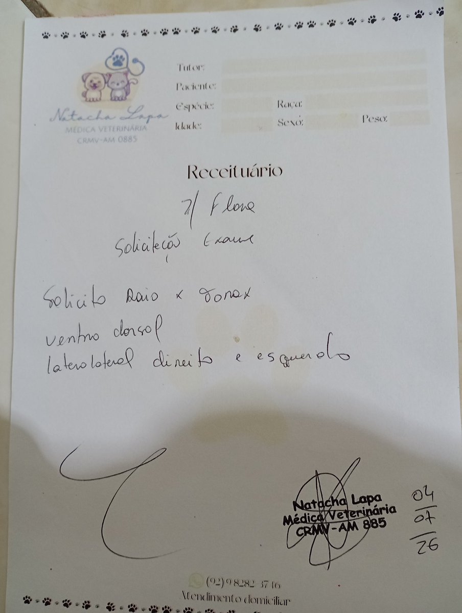 AbrigoAlbertiza's tweet photo. Flora vai ter que fazer raio-x do tórax.
Todo apoio conta.
Abrigo Albertiza Souza 
Pix: tiza1370@gmail.com https://t.co/jcZqcXU982