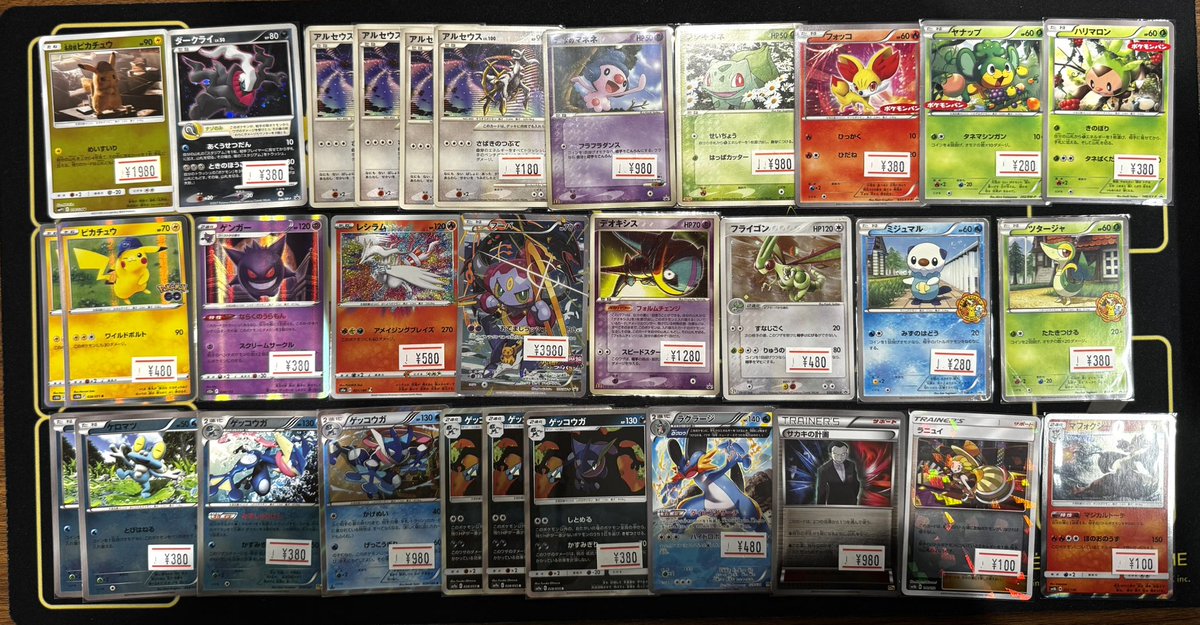 ポケモンカードプロモまとめ(マクドナルド、明治、劇場版、セブンイレブン) こんにちは🙌12時オープン😀 オープンからストレージ特価です