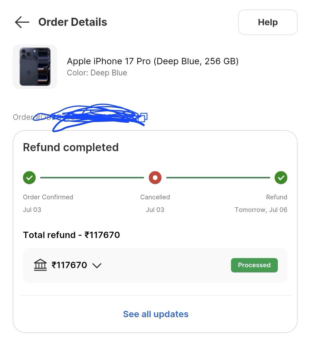 karthikdotinfo's tweet photo. @Flipkart @flipkartsupport Scammmm

I have placed iPhone 17 Pro and 17 Pro Max. First 17 Pro was cancelled and then 17 Pro Max. The reason mentioned was due to seller policy for this brand.
But for these two products sellers are different and address is different. All different. https://t.co/Ug6WUdvG28