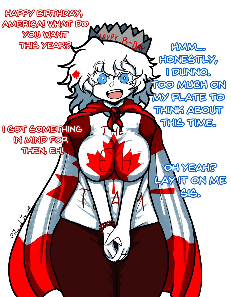 lewd_juice's tweet photo. CANADA SEXO IN THE BIG 26!!! I made it in time heheo https://t.co/OvfahsbrSh