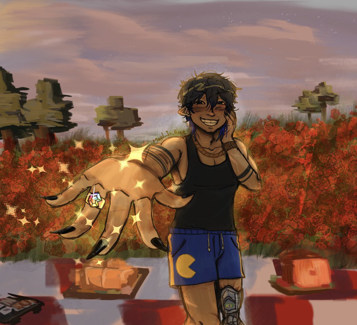 Mael_IsHere's tweet photo. Fit is so lucky bro #qsmp #pactw #fanart #hideduo #hideduofanart https://t.co/i1lcU3ehqp