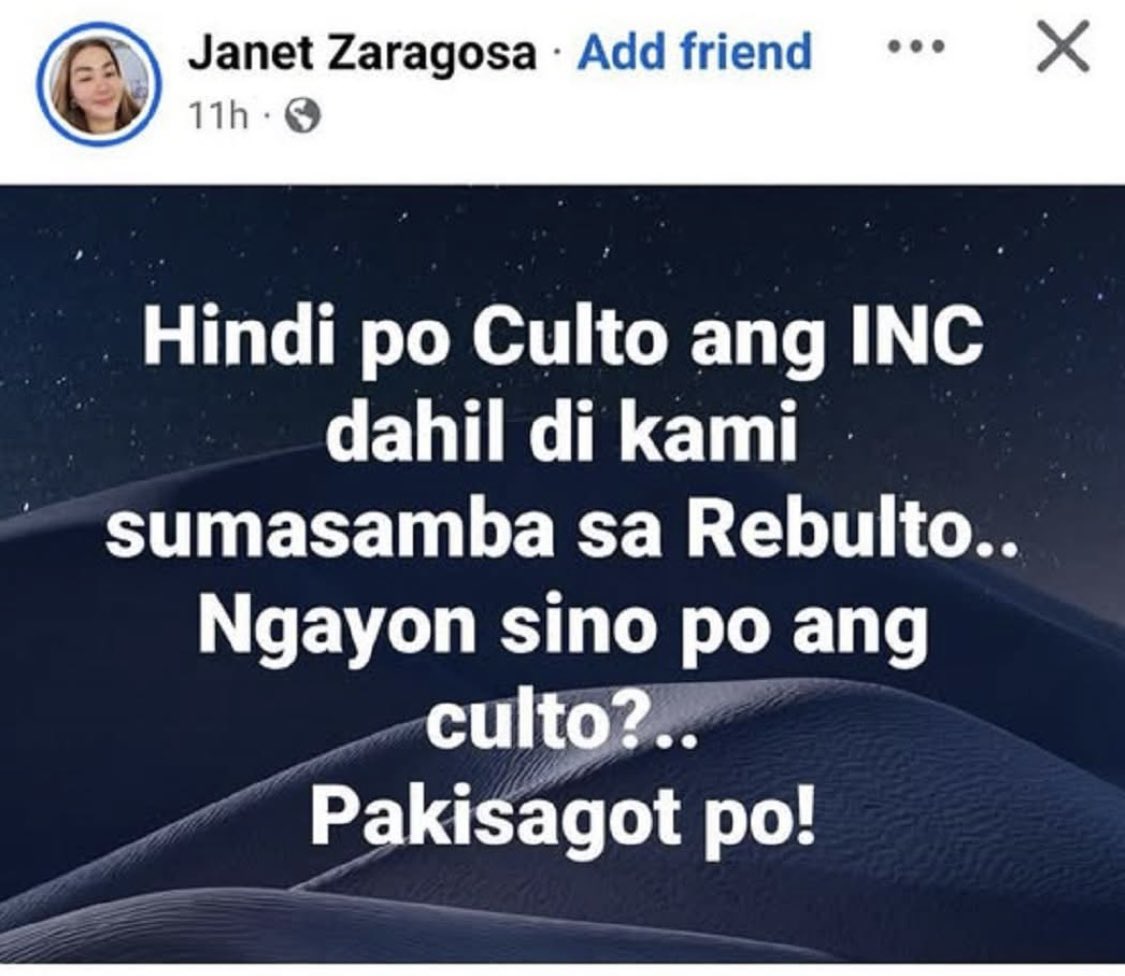 jclem3's tweet photo. Kasi yung pinuno niyo lang naman ang sinasamba niyo, di ba? https://t.co/aRcwA7v0Z7