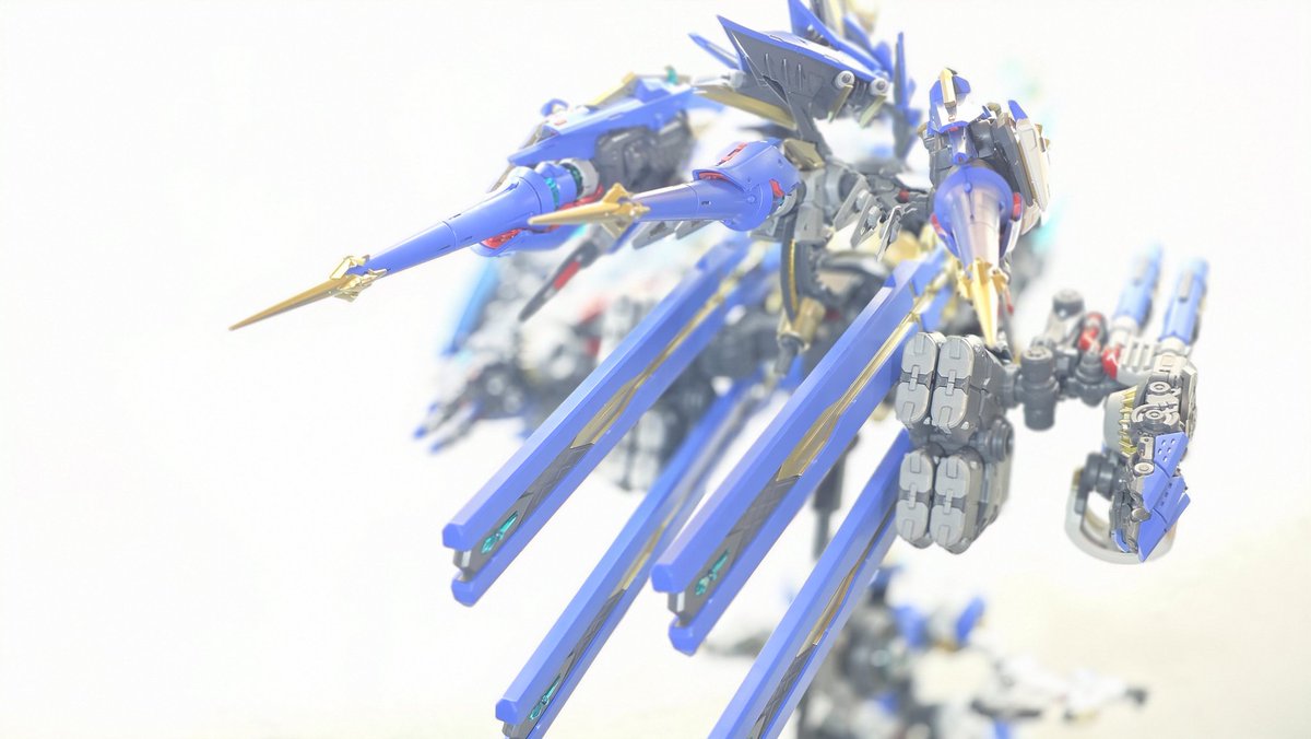 tikasitu's tweet photo. 機神コラーダ、組み途中だけど射出形態(モドキ)が再現出来た。
柄の金パーツ付けずにその穴を使う感じ。

#コトブキヤ https://t.co/jDDPMf7mOp