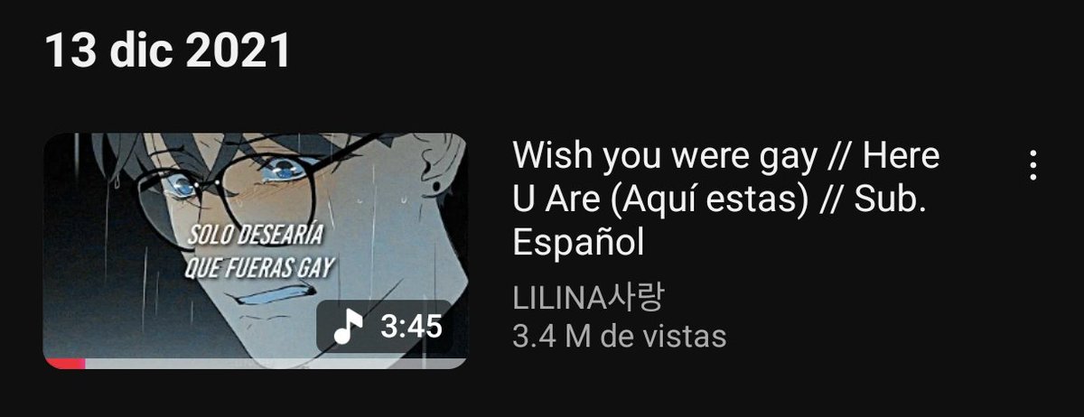ghigeevv's tweet photo. Buen momento para recordar que Here u are me hizo conocer la cuenta de Lilina. Alguien más recuerda este video? Por favor necesito que pongan I wish you were gay de soundtrack 😿🙏 https://t.co/3faqC0vqoC