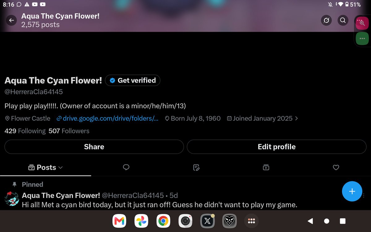 Aqua The Cyan Flower!(wilting arc) tweet media
