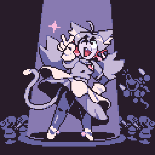 4AleJ1's tweet photo. I think enough time has passed to start posting chapter 5 stuff, soo...

GO MY MEW MEW KISSY CUTIELING(S)‼‼‼
#pixelart #deltarune5chapter #deltarunefanart https://t.co/nKlPbitAM8