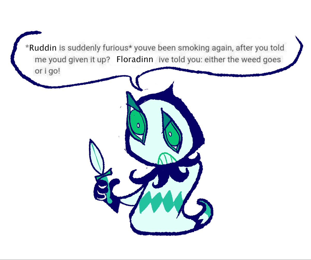 gatecardset's tweet photo. dude #deltarune #floradinn https://t.co/EBlmUqzDR6