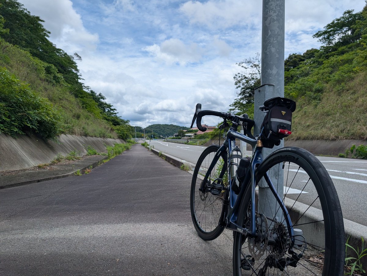 Turtle_56Rider's tweet photo. ローディー🚵‍♀の皆さん、こんにちは✋予報は雨💦
でも晴れ間を狙ってロード🚴💨
何とかもってくれ〜😇 https://t.co/m002CvrEuV