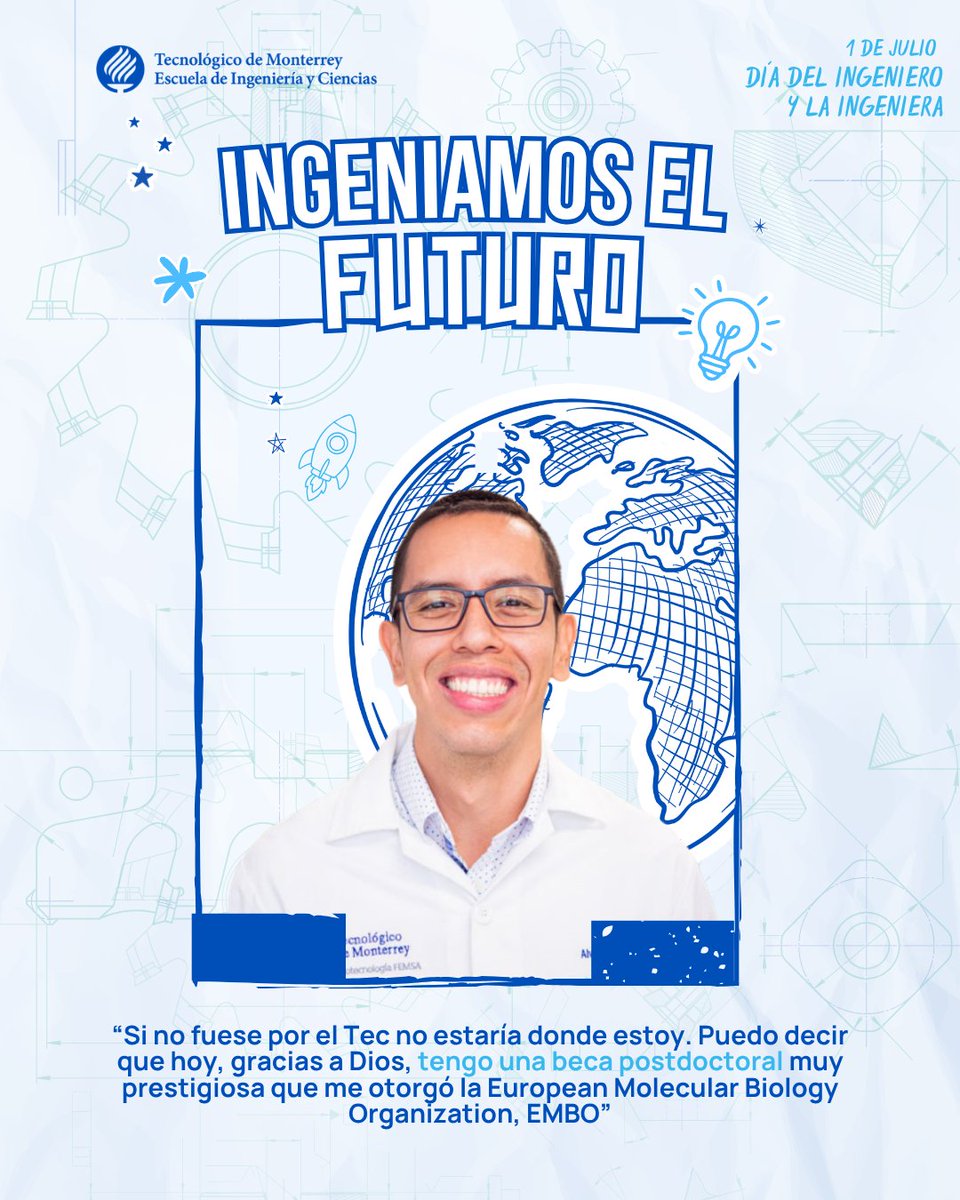 IngenieriasTec's tweet photo. 🧬 La ingeniería también salva vidas.

En este Día del Ingeniero y la Ingeniera, conocemos la historia de Carlos Ceballos, cuya investigación en bioimpresión 3D está impulsando nuevas formas de estudiar el cáncer y desarrollar tratamientos más precisos.

#Findingtheway https://t.co/QqAjjpIiL3