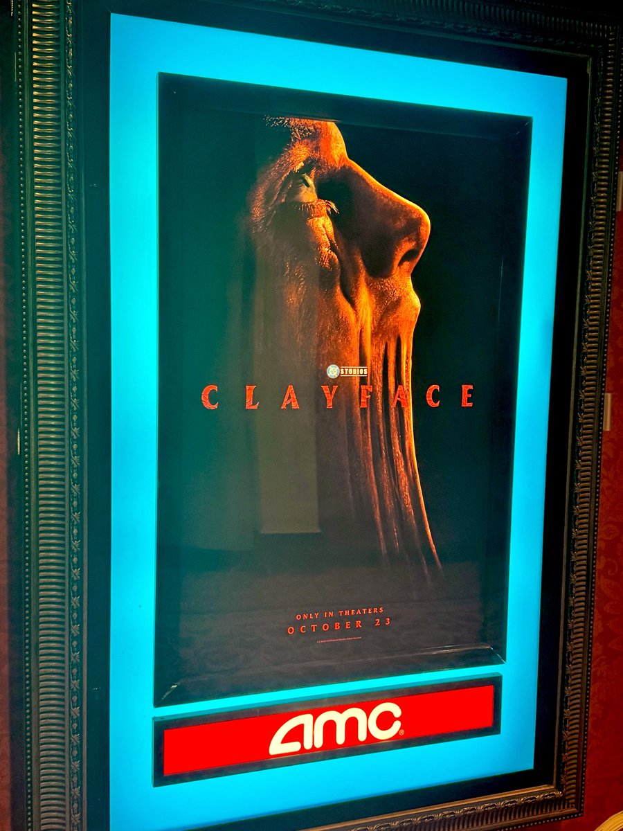 LanternUpdates's tweet photo. CLAYFACE poster is even better in person 🎭 https://t.co/FeQSQ6KXp4