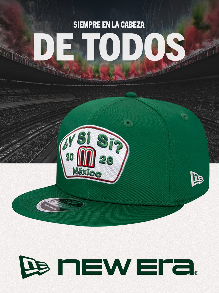 NewEraMx's tweet photo. ¿Y SI SÍ? ❤️🤍💚

Nosotros seguimos creyendo. 🇲🇽🔥 Y cada vez somos más.

Esta colección no se detiene… porque la historia tampoco. 👀

Piezas limitadas disponibles en preventa en: https://t.co/Eqsc3VnstG, New Era App y en @newerastoresmex

#NewEraMéxico https://t.co/Bh9w7I3ndB