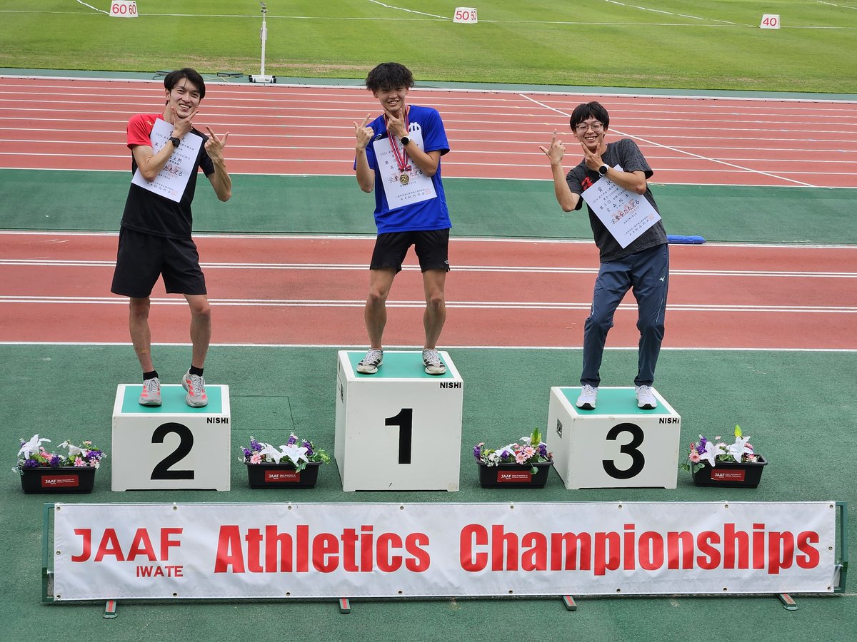 3322_maru's tweet photo. 2026岩手県選手権
男子5000mW決勝
🥇髙橋汰紅(順天堂大1) 20.31.23
🥈梶 光太朗(盛岡市陸協) 20.32.13
🥉宮森祐太(ｱｰｶｲｳﾞ) 20.45.95 https://t.co/spCFMRGCrY