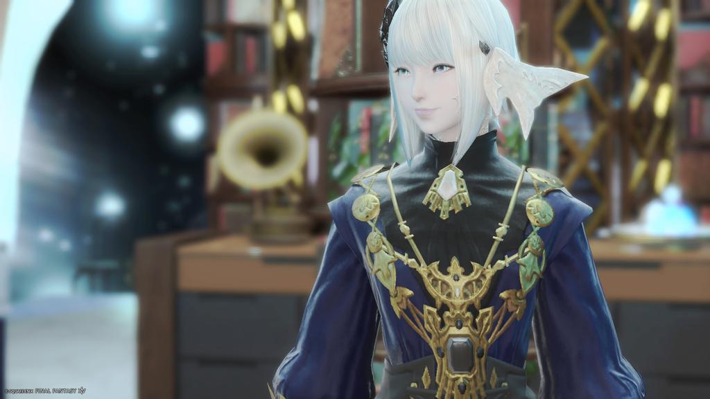 LacFF14's tweet photo. サブちゃんで来てます〜〜💙
アウラ好きな方はぜひ！レアだよ(๑♡∀♡๑)
#LacFF14 https://t.co/mFmnRIDufg