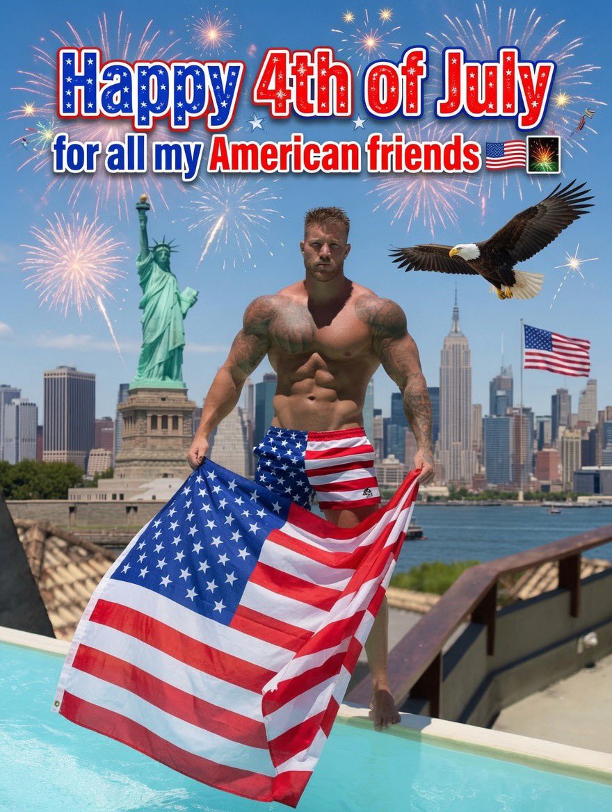 FittFilou2's tweet photo. 🇺🇸 Happy 4th of July to all my American friends and followers! ❤️🤍💙
Today, I just want to say thank you.
The United States is an incredible country, and its people are just as amazing. You welcomed me, supported me, and gave me opportunities that changed my life forever.
Because of this great country, I’ve been able to become the person I am today, and for that I will always be grateful.
Wishing you all a wonderful Independence Day filled with family, friends, freedom, and unforgettable memories.
Happy 4th of July, and thank you for everything! 🇺🇸🎆❤️
