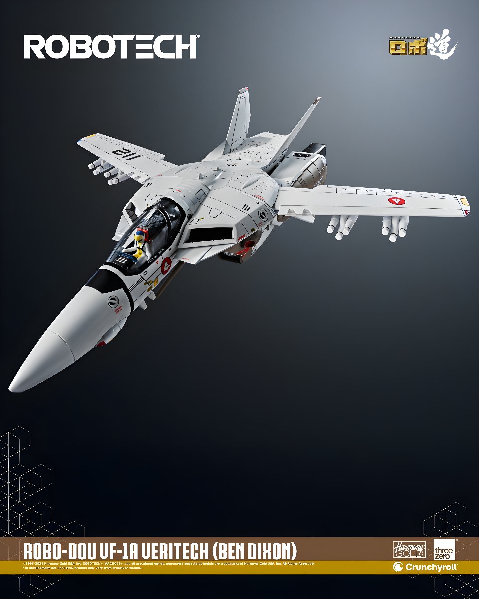 RobotechNews's tweet photo. #ROBOTECH : The #Macross Saga VF-1A Veritech (Ben Dixon) is now available for pre-order at threezero store and selected distribution partners worldwide!

SRP: 159.90 USD / 1,190 RMB / 1,250 HKD / 4,960 TWD

ORDER HERE:  https://t.co/pUMLuOu3yj

#80S #anime #toys https://t.co/4lJDHdTnL0