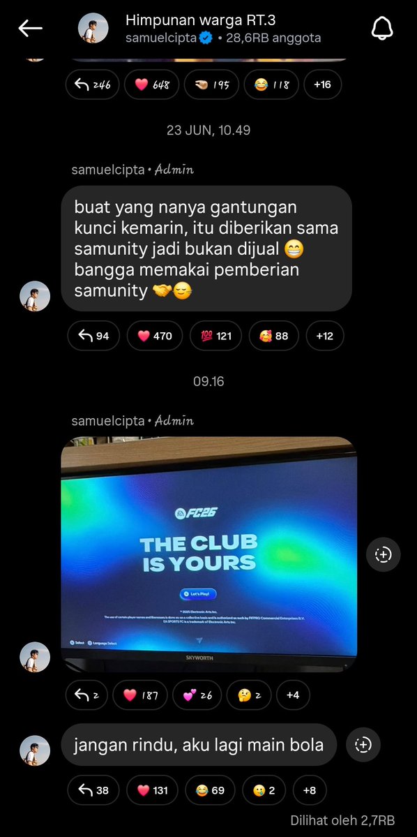 Matchaastraaw's tweet photo. Tau aja warganya kangen, makasih Sam sudah berkabar 🤗. Dia lagi main bola gesss 😅 https://t.co/LTfK1oOrg0