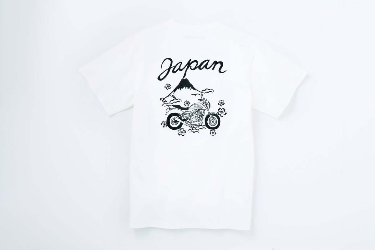 カワサキ スーベニア桜 T シャツ カワサキオリジナル T シャツ