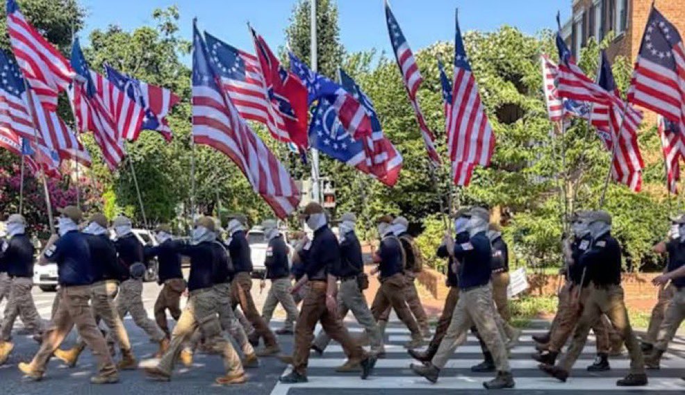 dijoni's tweet photo. Did you know at one time the KKK had over 15 million white supremacist domestic terrorist members?. today we’re dealing with their grandkids, great great grandkids. These are fascist. https://t.co/FaN5fp5zCS